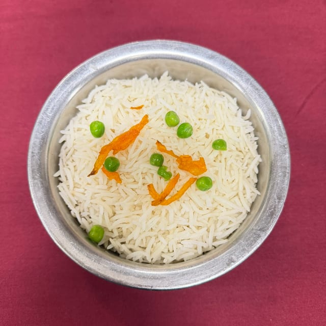 Plain Basmati Rice.