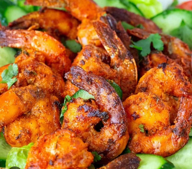 Shrimp Tandoori.