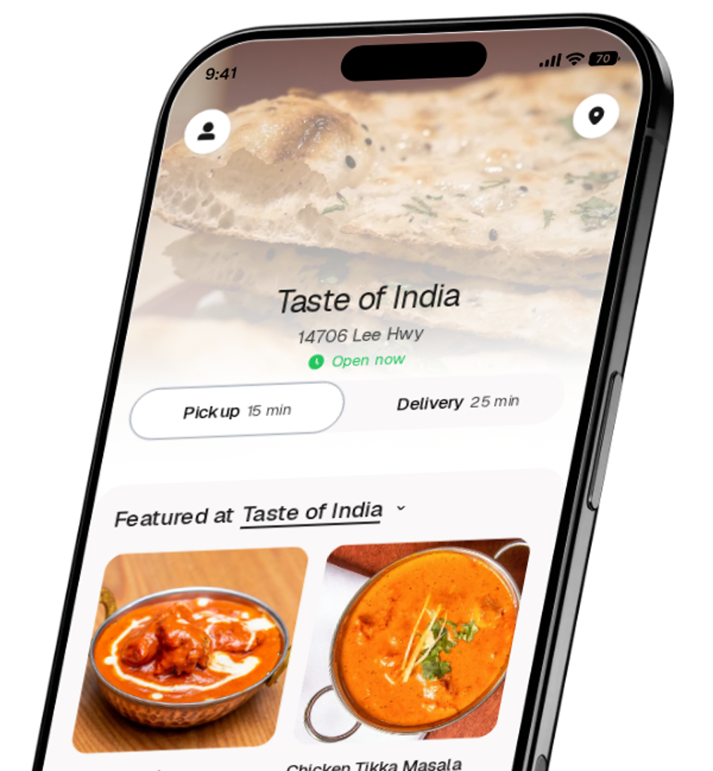 Taste of India app preview