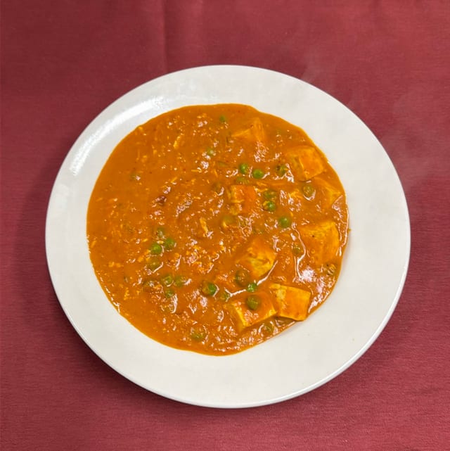 Mattar Paneer.