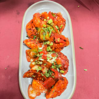 Chilli Momos(chicken)