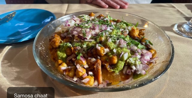 Samosa Chaat.