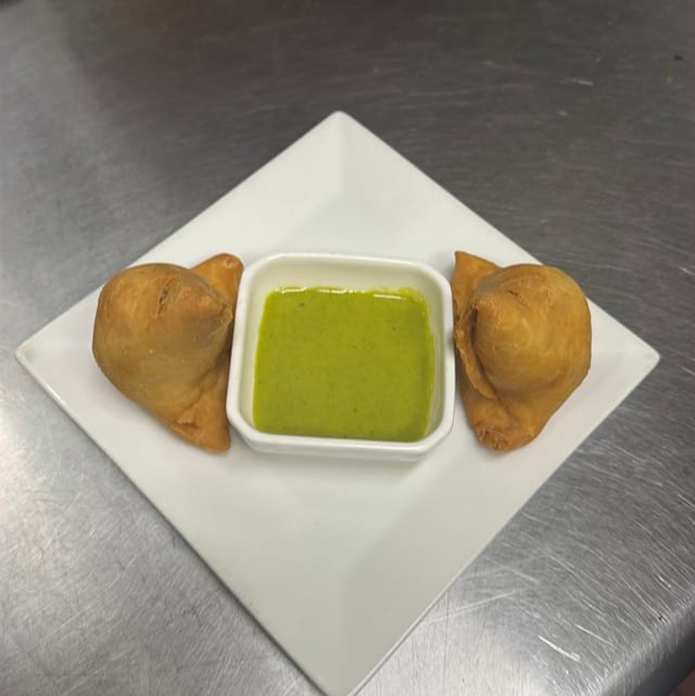 Vegetable Samosa.